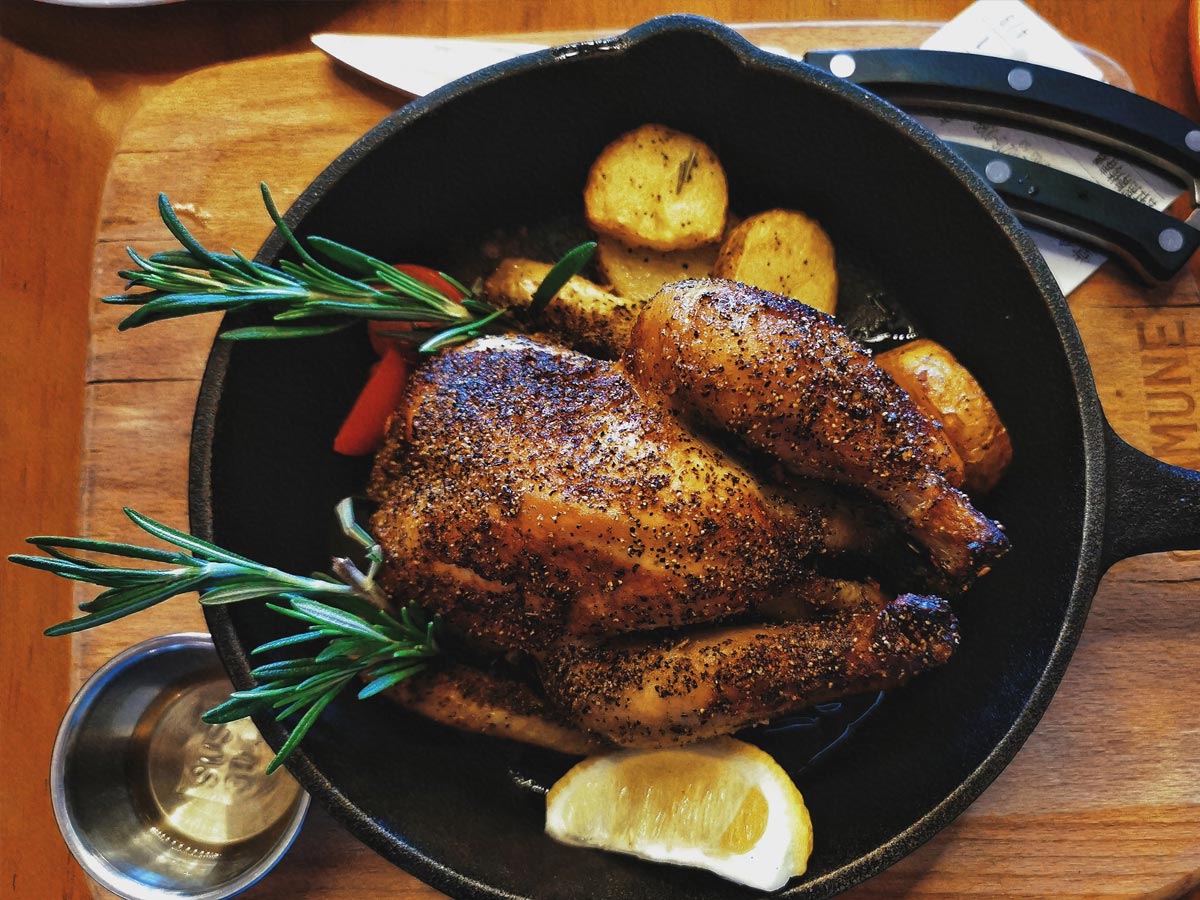 pintade, poulet