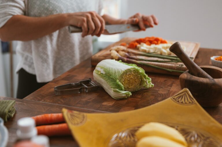 cuisine avec légumes